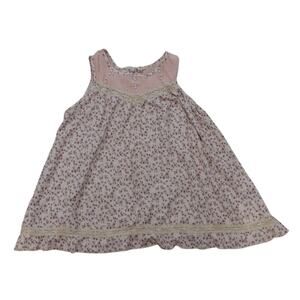 POL Pink Boho Flowy Floral Tank Top